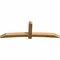Ekena Millwork Bellingham Rough Sawn Timber Gable Bracket, Western Red Cedar, 108"W x 36"H x 6"D x 6"F, 8/12 Pitch GBW108X36X0606BEL00RWR - alternate 3